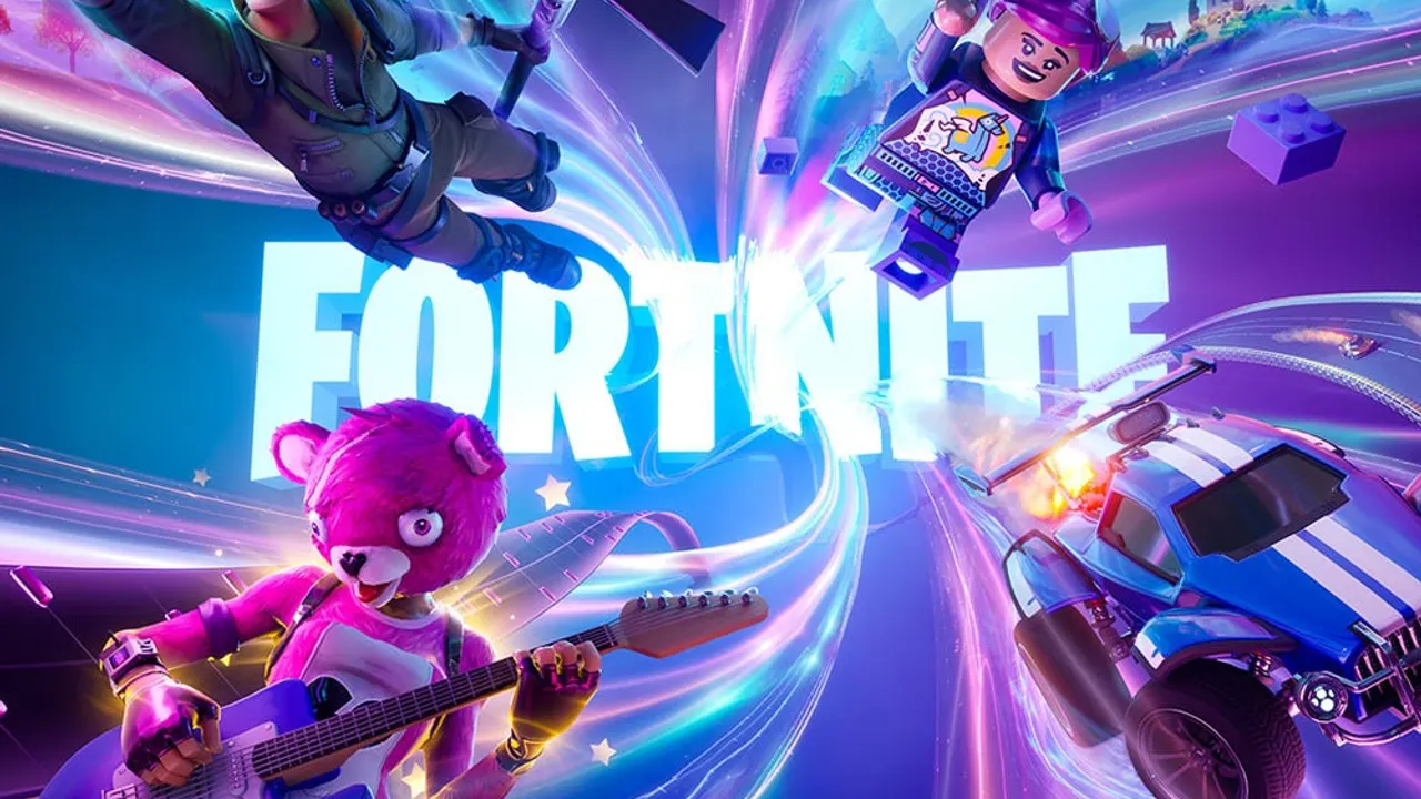 Fortnite Zero Build player taking cover during a mid-game fight