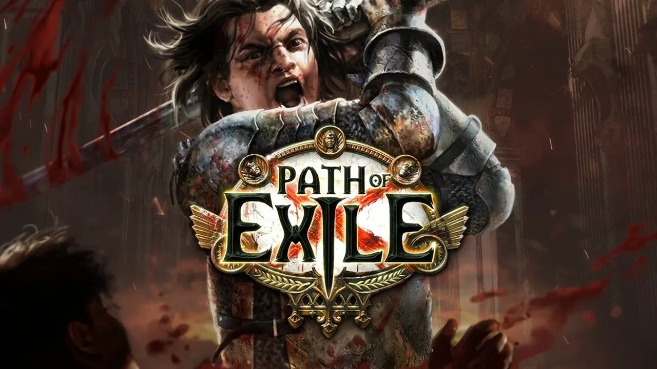 Path of Exile exile running a campaign zone toward a waypoint